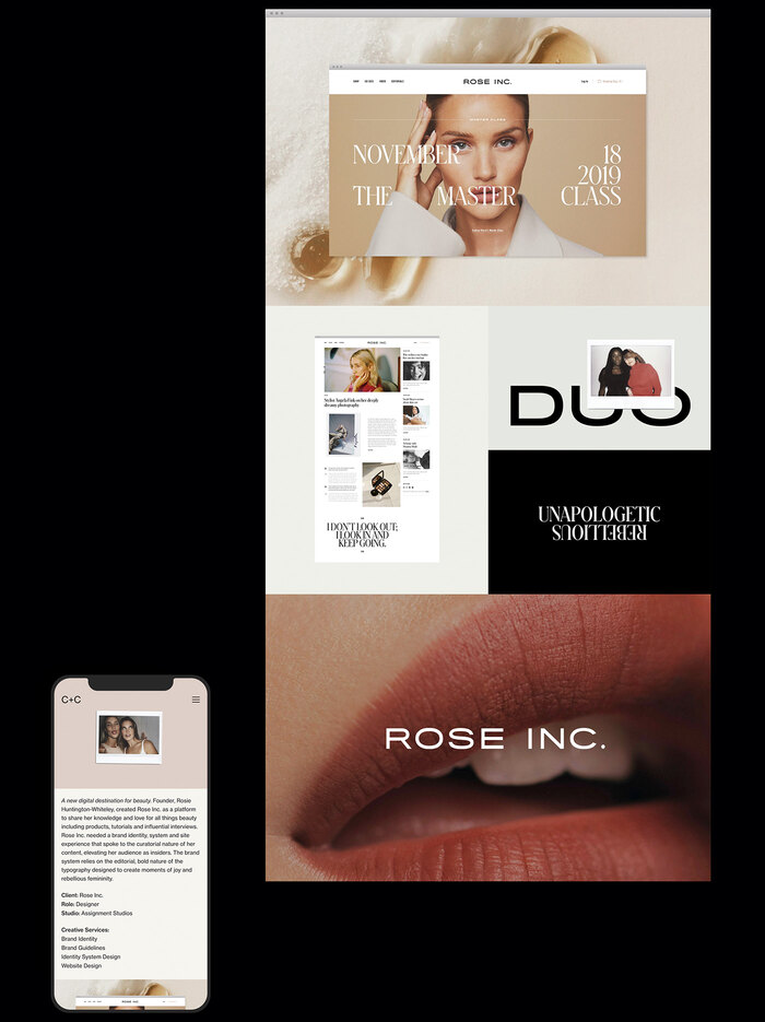 Cori Corinne portfolio website 5
