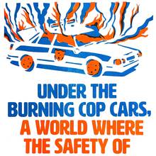 <cite>Under The Burning Cop Cars</cite><span class="nbsp">&nbsp;</span><cite>…</cite> /<cite> …</cite><span class="nbsp">&nbsp;</span><cite>the Beach</cite> prints