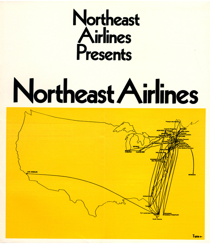 Northeast Airlines timetable (1969) 2