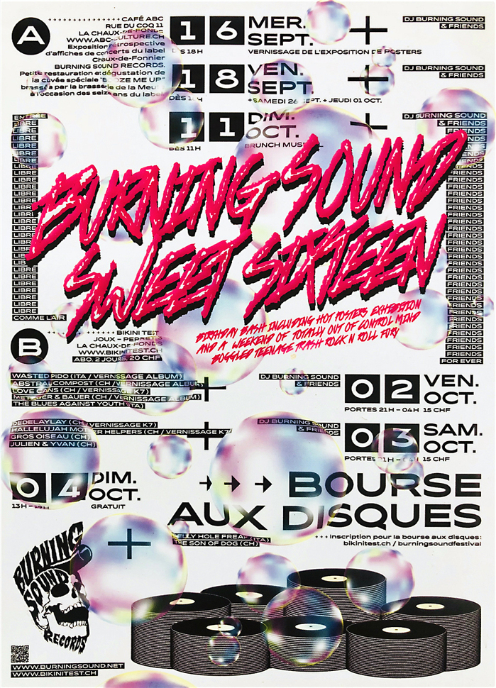 Burning Sound Sweet Sixteen poster