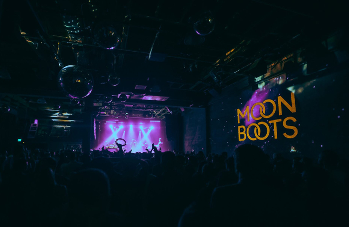 Moon Boots performing at Mezzanine in San Francisco, October 2019