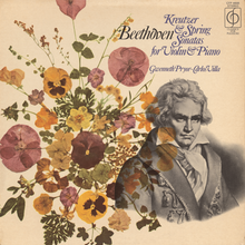 <cite>Kreutzer &amp; Spring Sonatas for Violin &amp; Piano</cite> album art