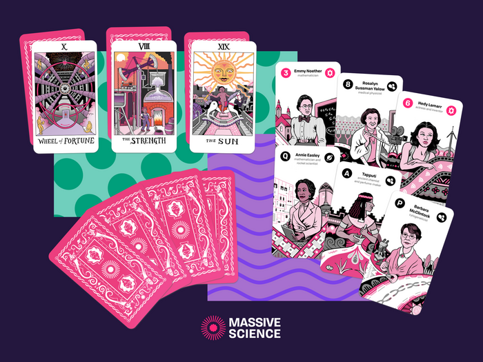 Women of Science tarot deck and guidebook 1