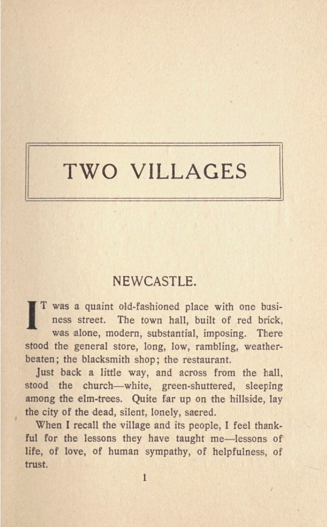 Chapter opening, with the book’s title in all-caps .