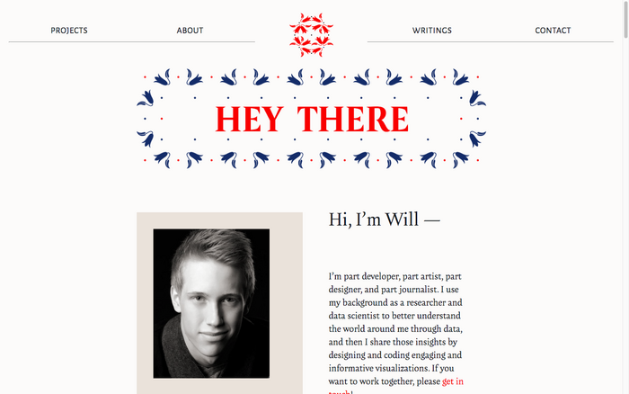Will Chase portfolio website 7