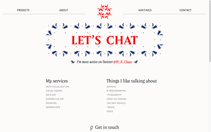 Will Chase portfolio website 11