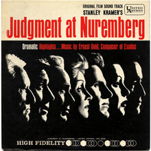 <cite>Judgment at Nuremberg</cite> movie posters and soundtrack album art