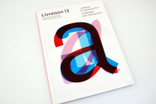 <cite>Livraison</cite> magazine, issue 13, “Language and Typography”