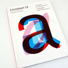 <cite>Livraison</cite> magazine, issue 13, “Language and Typography”