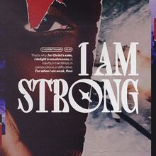 “<span>I am strong”</span> poster