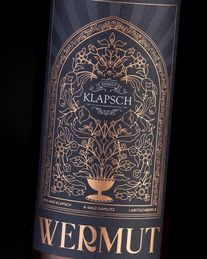 Weingut Klapsch vermouth labels 2