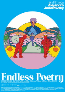 <cite>Endless Poetry</cite> (2016) German movie poster