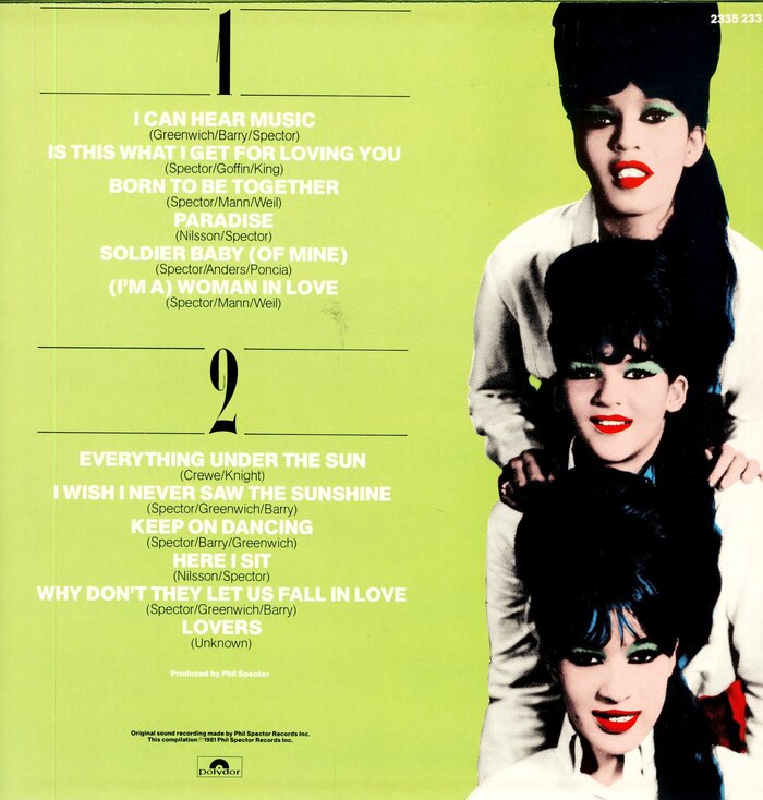 The Ronettes – Their Greatest Hits II album art 2