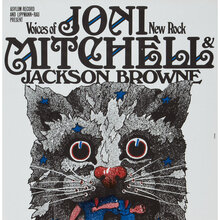 Joni Mitchell &amp; Jackson Browne at Jahrhunderthalle Frankfurt concert poster
