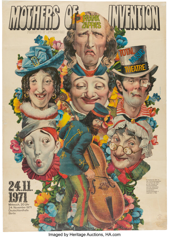 Poster for the concert at Berlin’s Deutschlandhalle on November 24, 1971