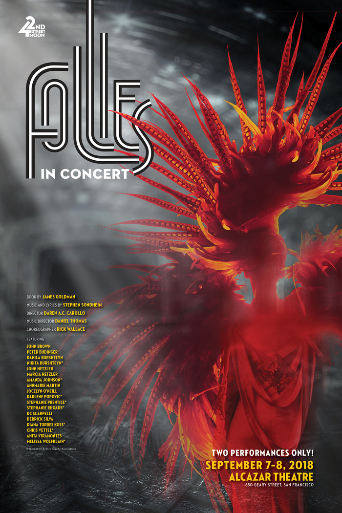 Poster for Stephen Sondheim's Follies in Concert, 2018