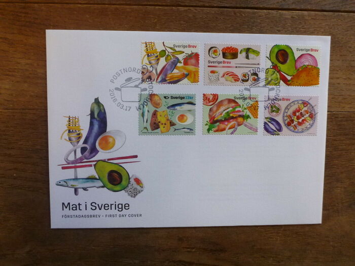 First day cover with stamp and stamps
