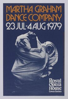 Martha Graham Dance Company at the Royal Opera House poster