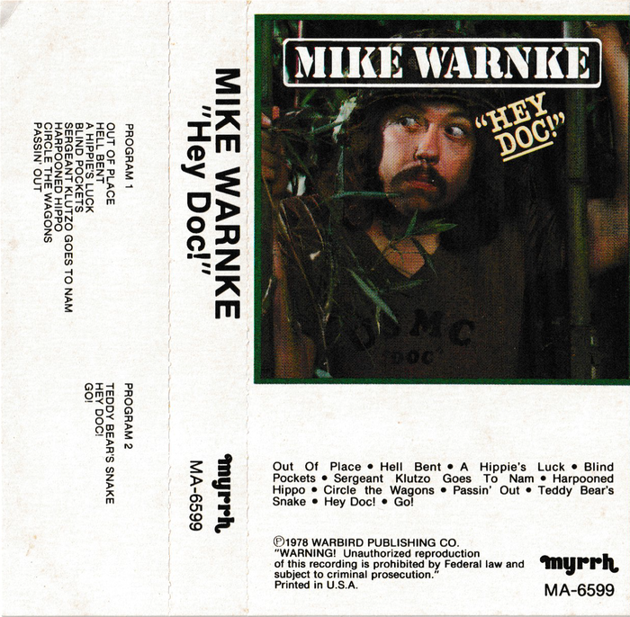 Mike Warnke – “Hey Doc!” cassette insert