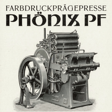 Farbdruckprägepresse Phönix PF ad by Schelter &amp; Giesecke