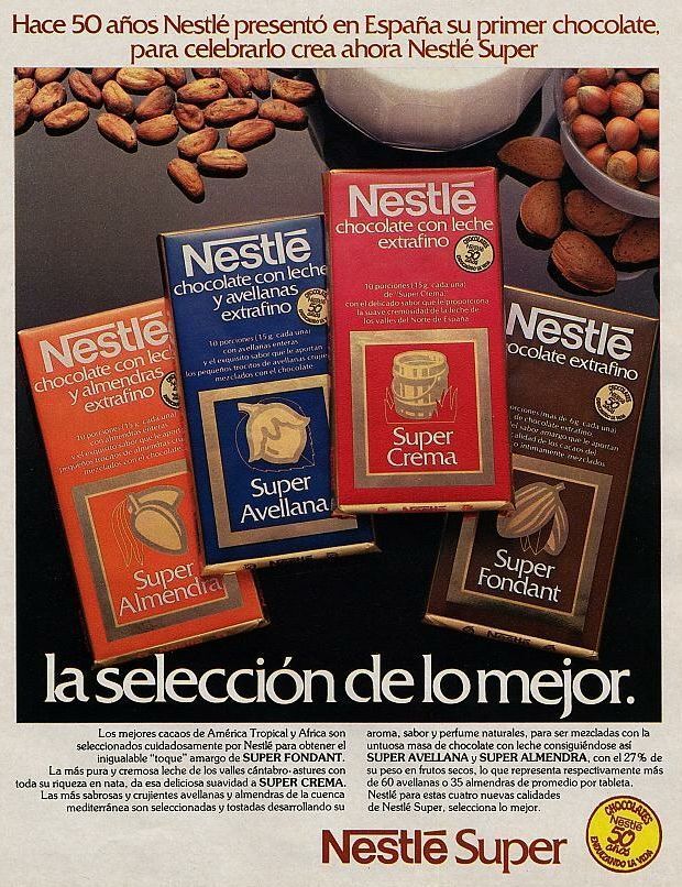 Nestlé Super chocolate ads, Spain (1979–1982) 2