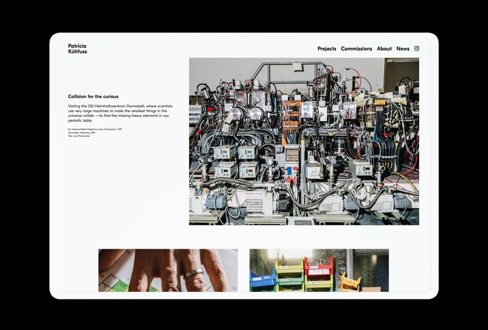 Patricia Kühfuss portfolio website 6