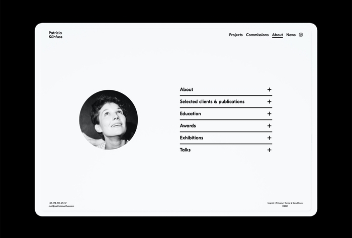 Patricia Kühfuss portfolio website 5