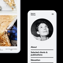 Patricia Kühfuss portfolio website