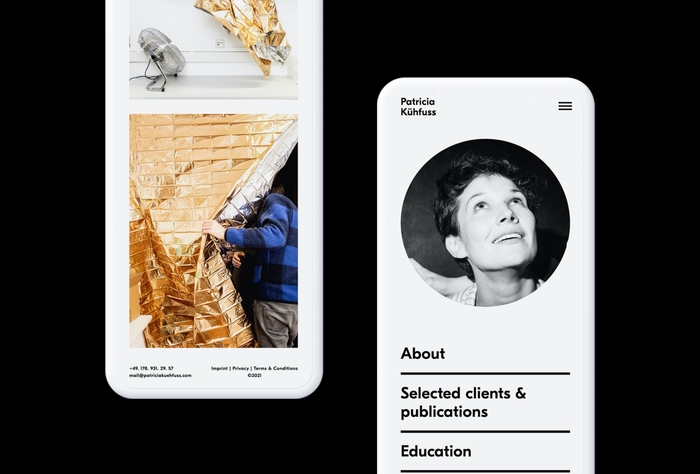 Patricia Kühfuss portfolio website 7