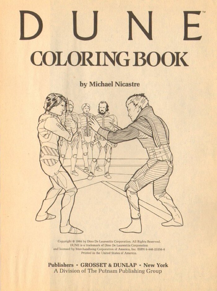 Dune Coloring & Activity Books 2