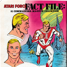 <cite>Atari Force</cite>, Fact File: Commander Martin Champion <cite>Atari Force</cite>, Fact File: Commander Martin Champion