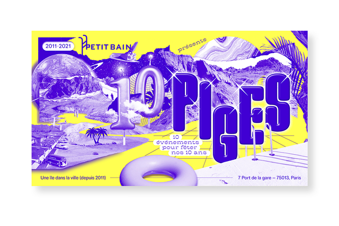 “Petit Bain présente: 10 piges” poster 2