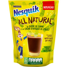 Nestlé Nesquik All Natural packaging and identity