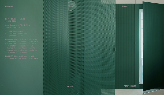 Hanghar portfolio website 3
