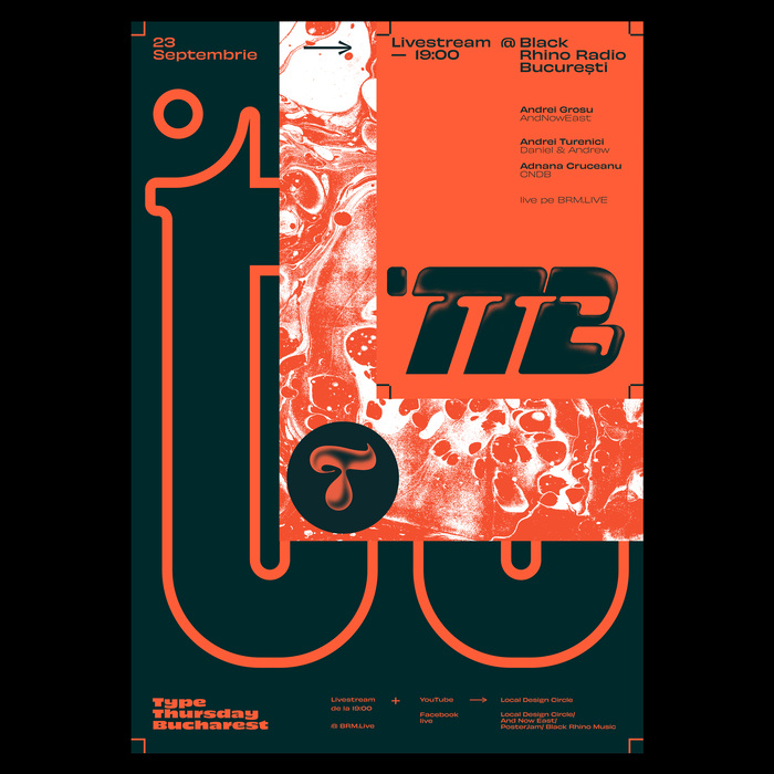 Poster for Type Thursday Bucharest @ &NowEast