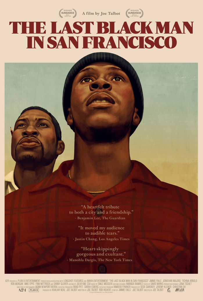 On the official theatrical release poster,  Display UltraBlack is used in all caps for the title. The blurbs are set in , with credits in .