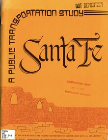 <cite>Santa Fe: A Public Transportation Study</cite>