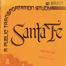 <cite>Santa Fe: A Public Transportation Study</cite>