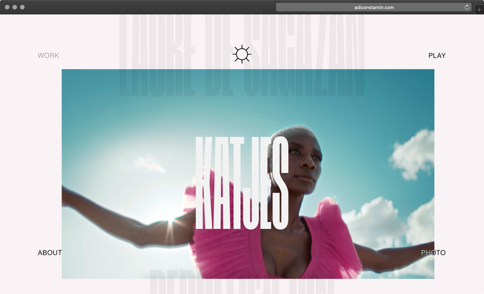 Adi Constantin portfolio website 2