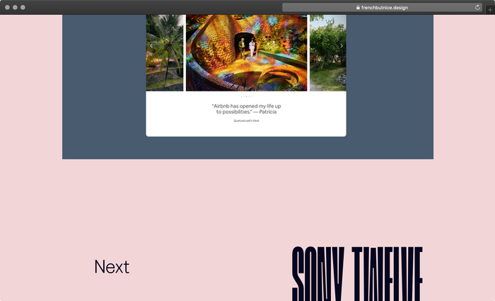 French but Nice portfolio website 5