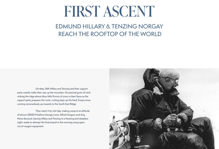 First Ascent website 4