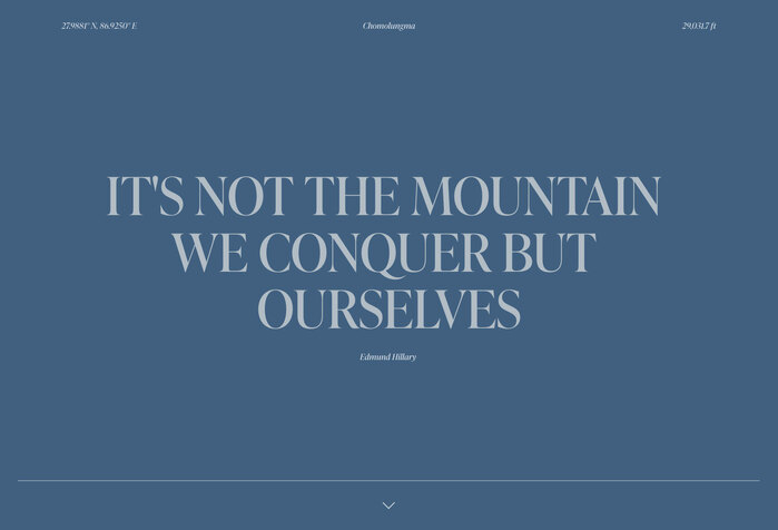 First Ascent website 5