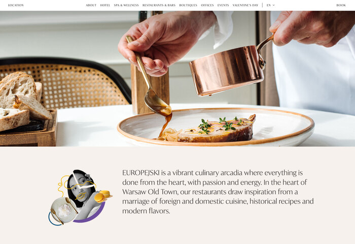 Hotel Europejski website 3