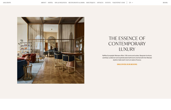 Hotel Europejski website 4