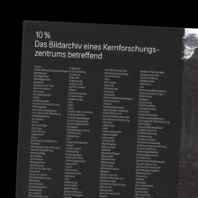 <cite>10%: Concerning the Image Archive of a Nuclear Research Center</cite>