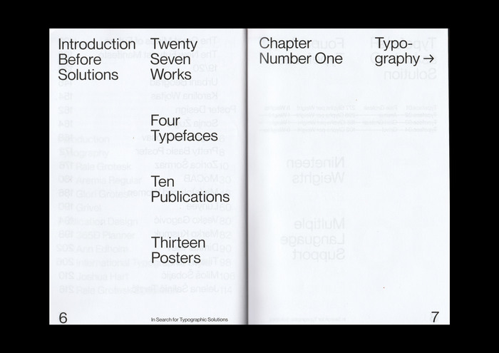 In Search for Typographic Solutions 3