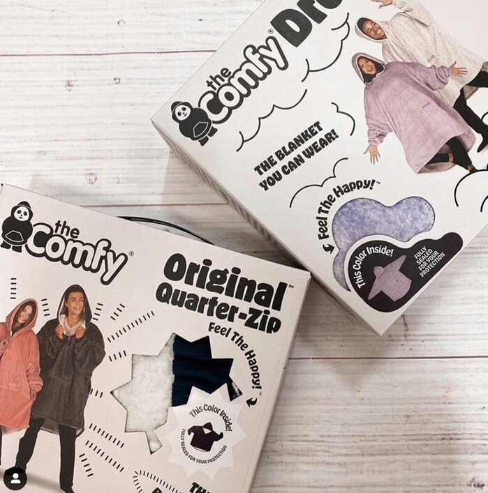 The Comfy identity and website 1