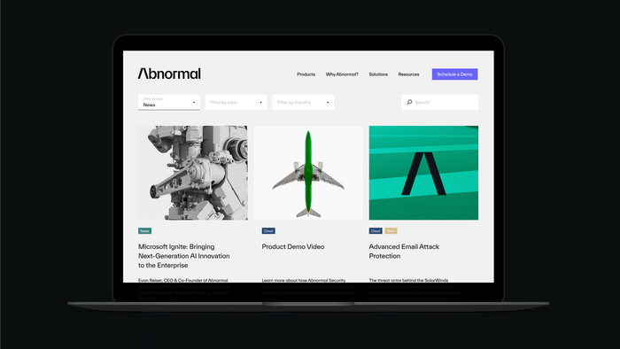 Abnormal Cybersecurity visual identity 5