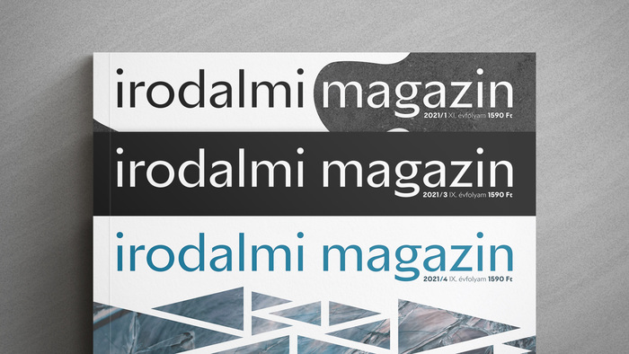 Irodalmi Magazin cover and logo redesign 5