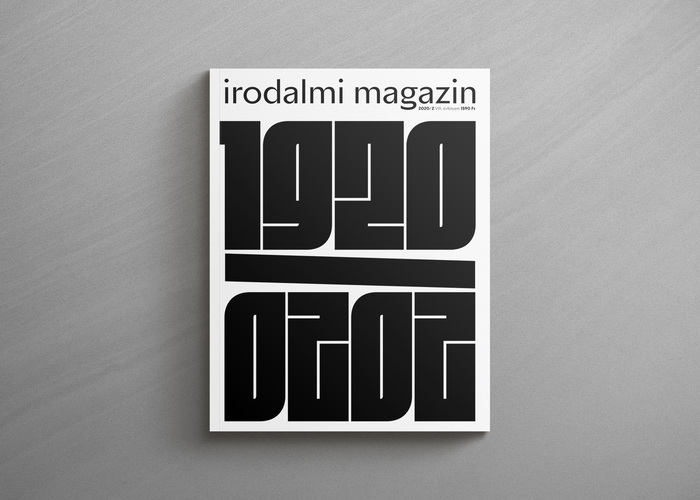 Irodalmi Magazin cover and logo redesign 2